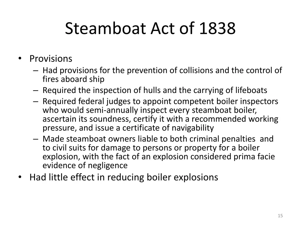 steamboat act of 1838