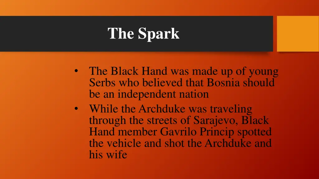 the spark 1