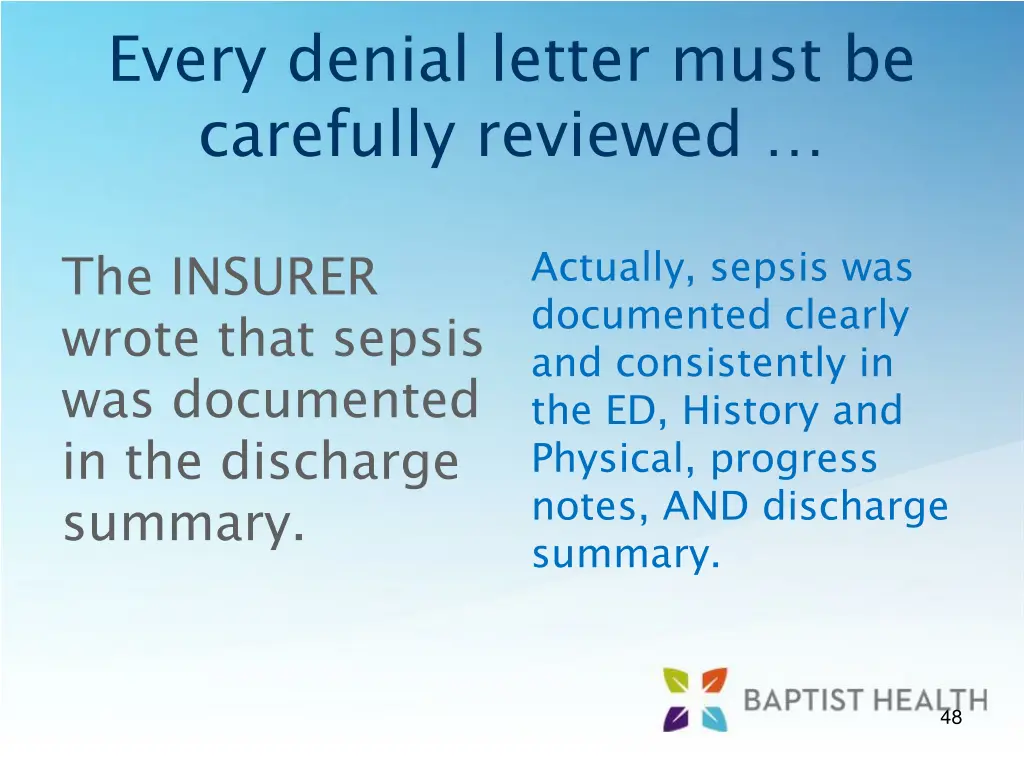 every denial letter must be carefully reviewed 2