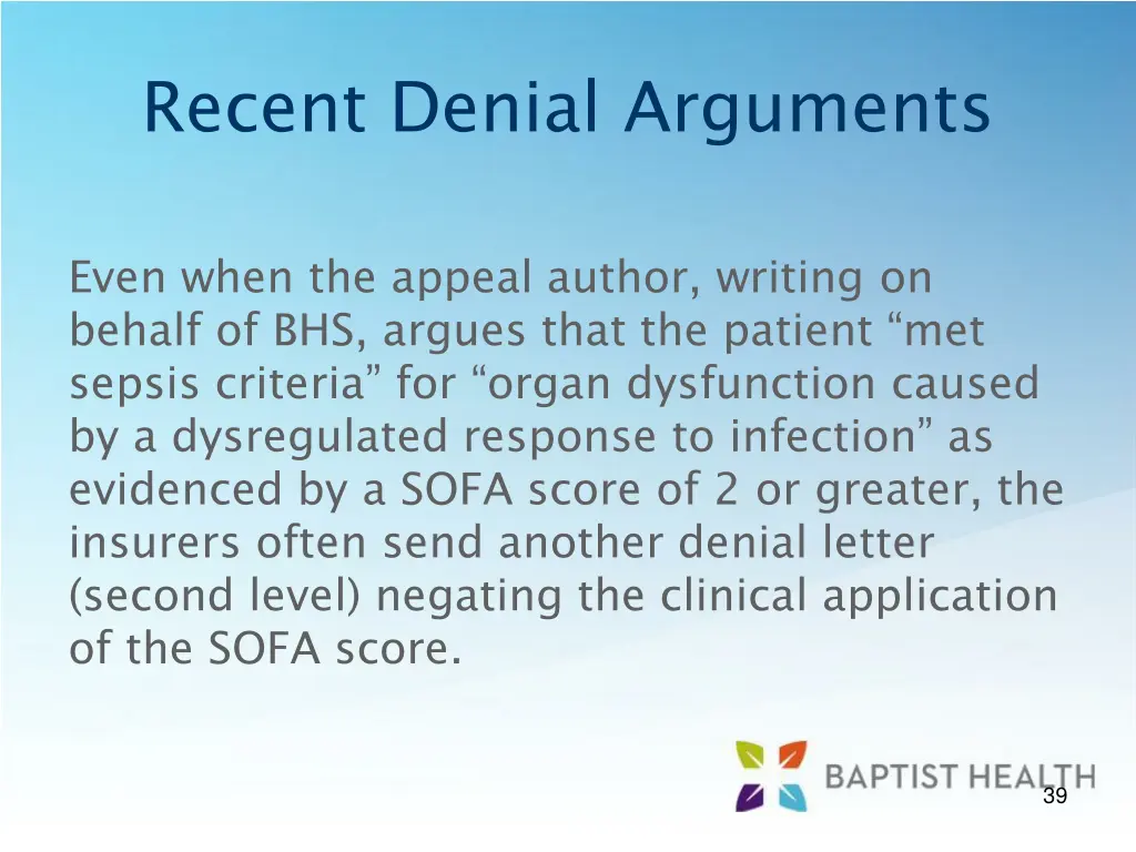 recent denial arguments 1