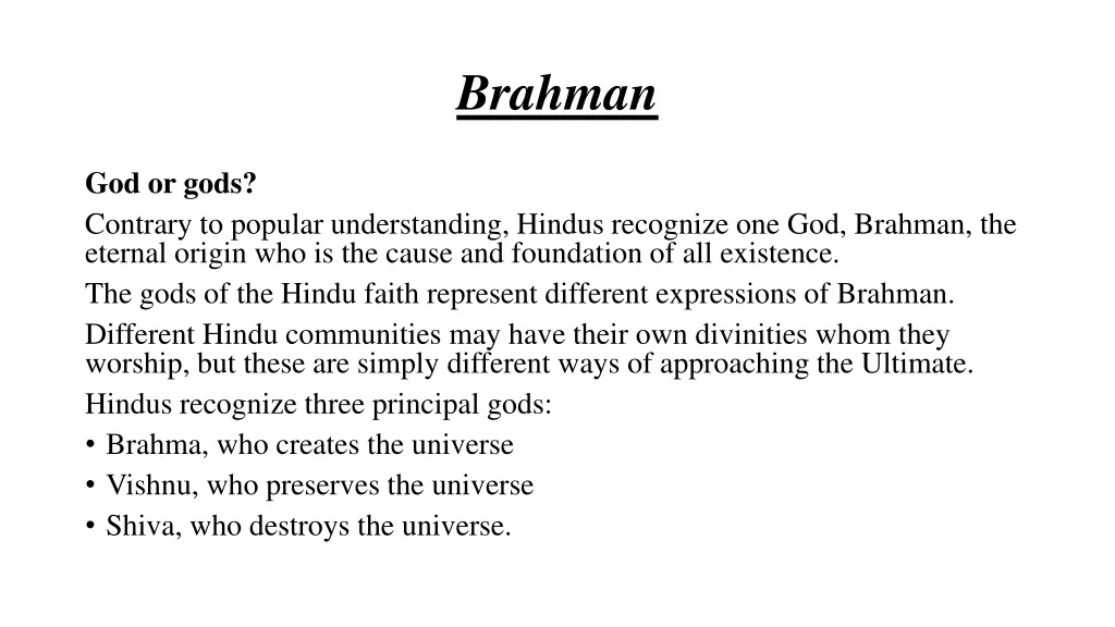 brahman