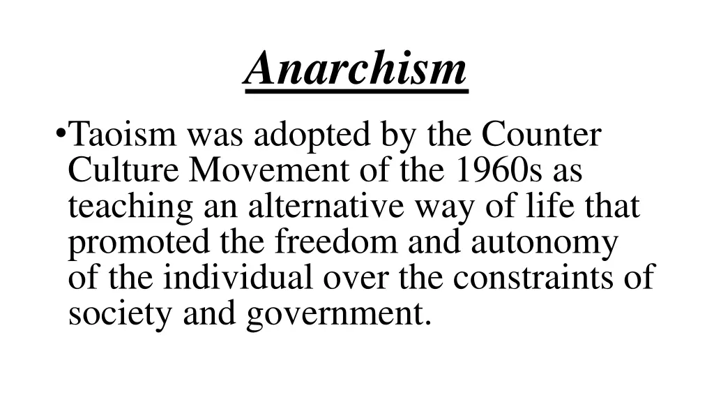 anarchism