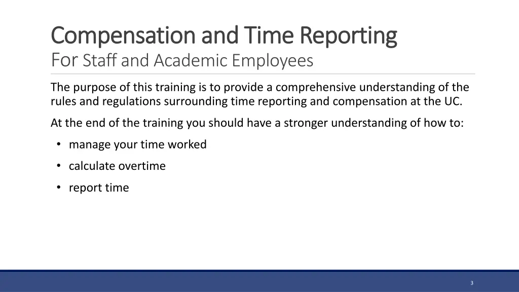 compensation and time reporting compensation