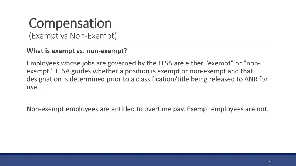 compensation compensation exempt vs non exempt 1