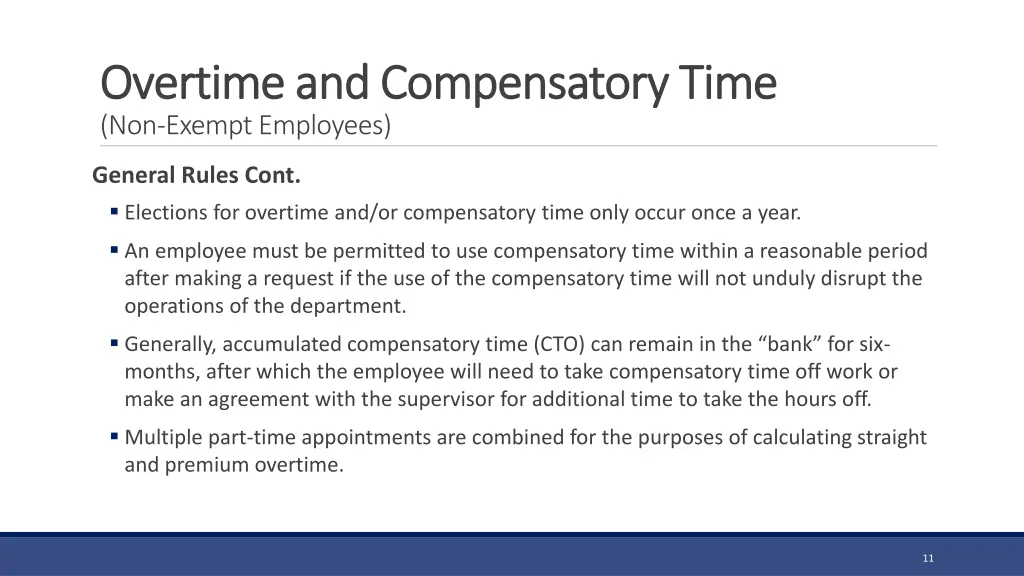 overtime and compensatory time overtime 2