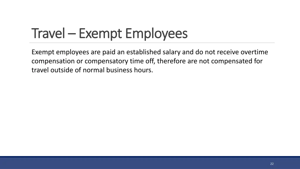 travel travel exempt employees exempt employees