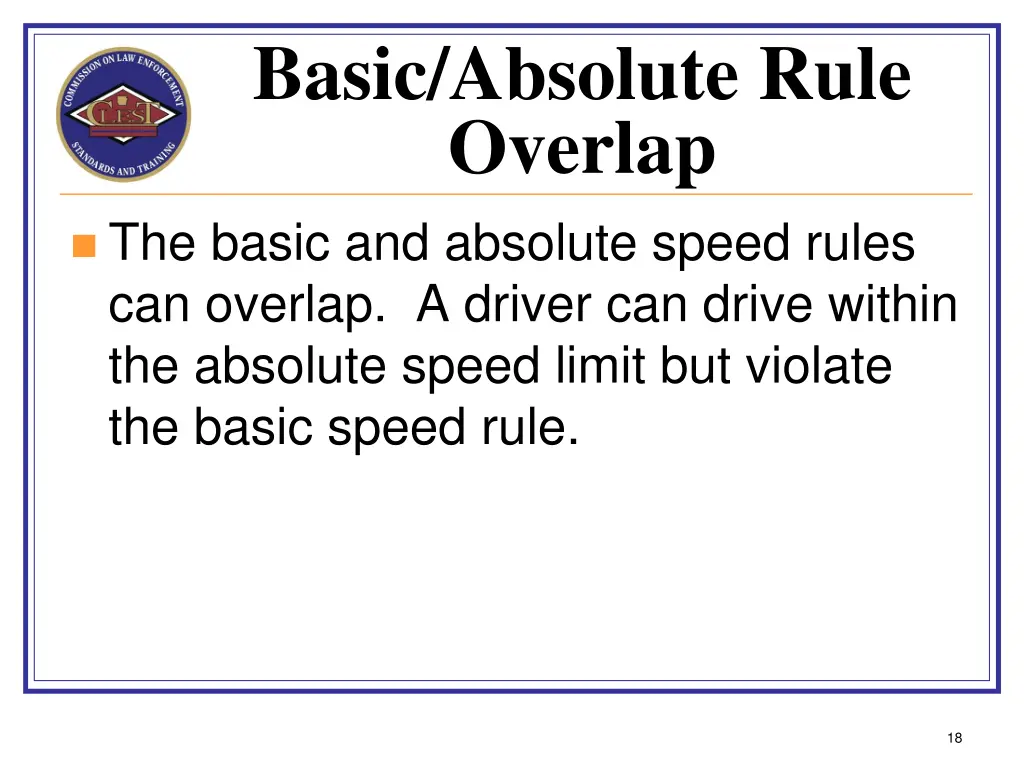 basic absolute rule overlap