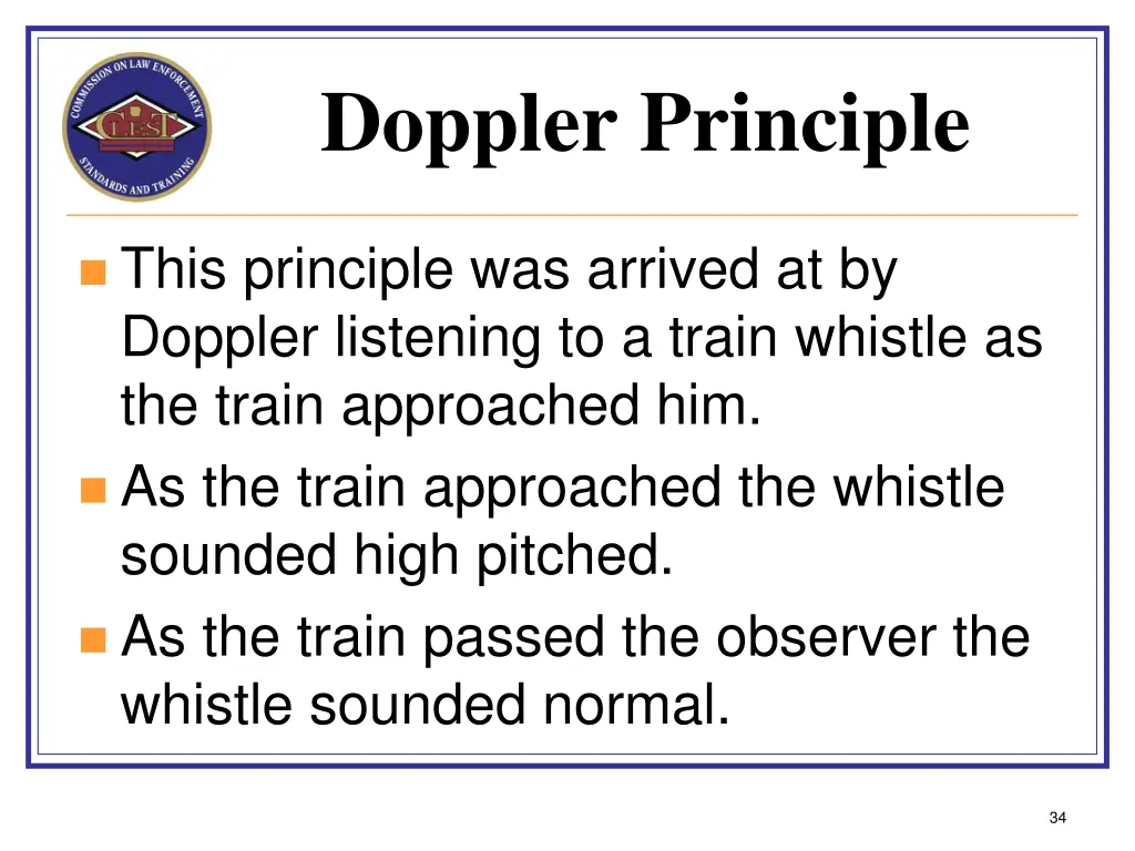 doppler principle 1