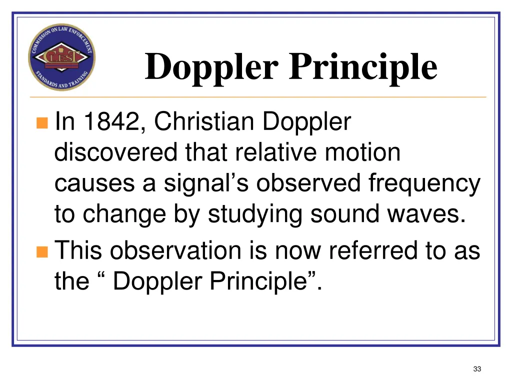 doppler principle