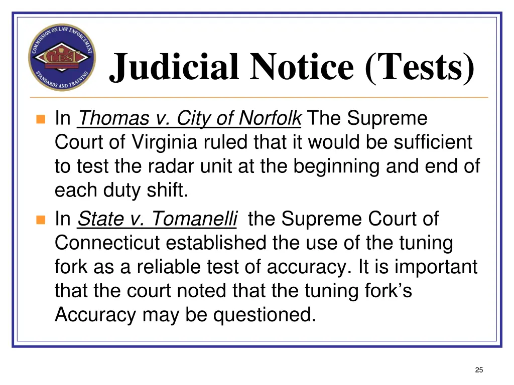 judicial notice tests 1