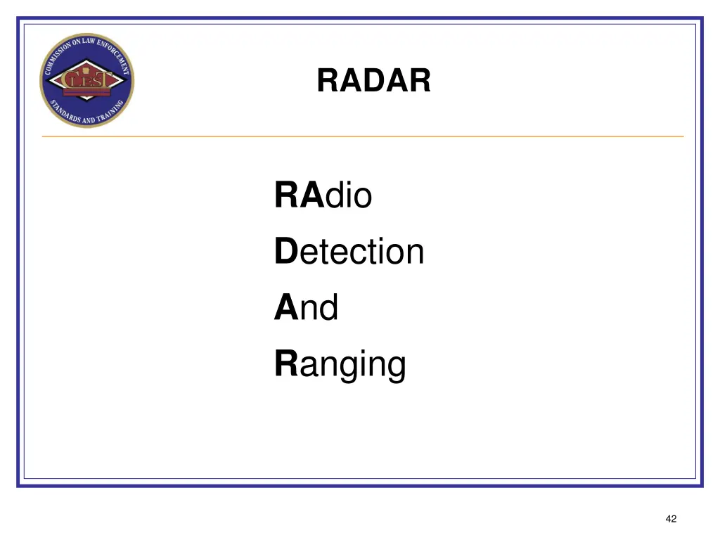 radar