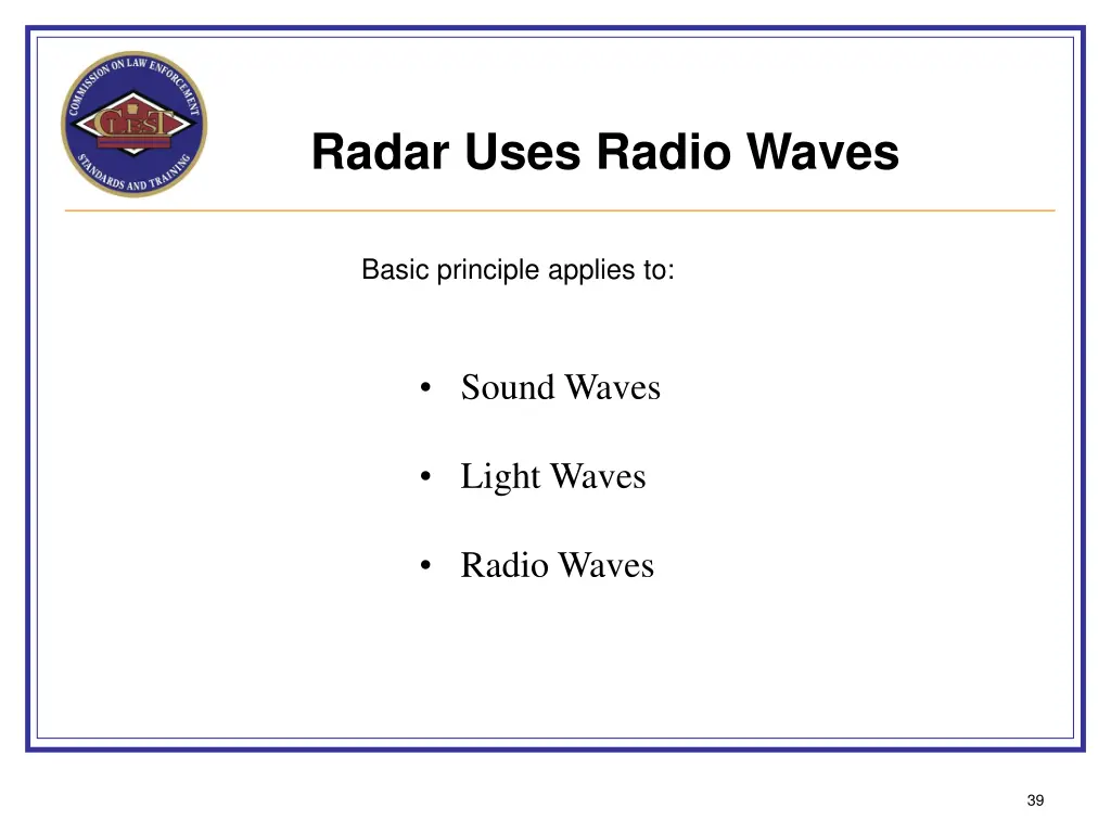 radar uses radio waves