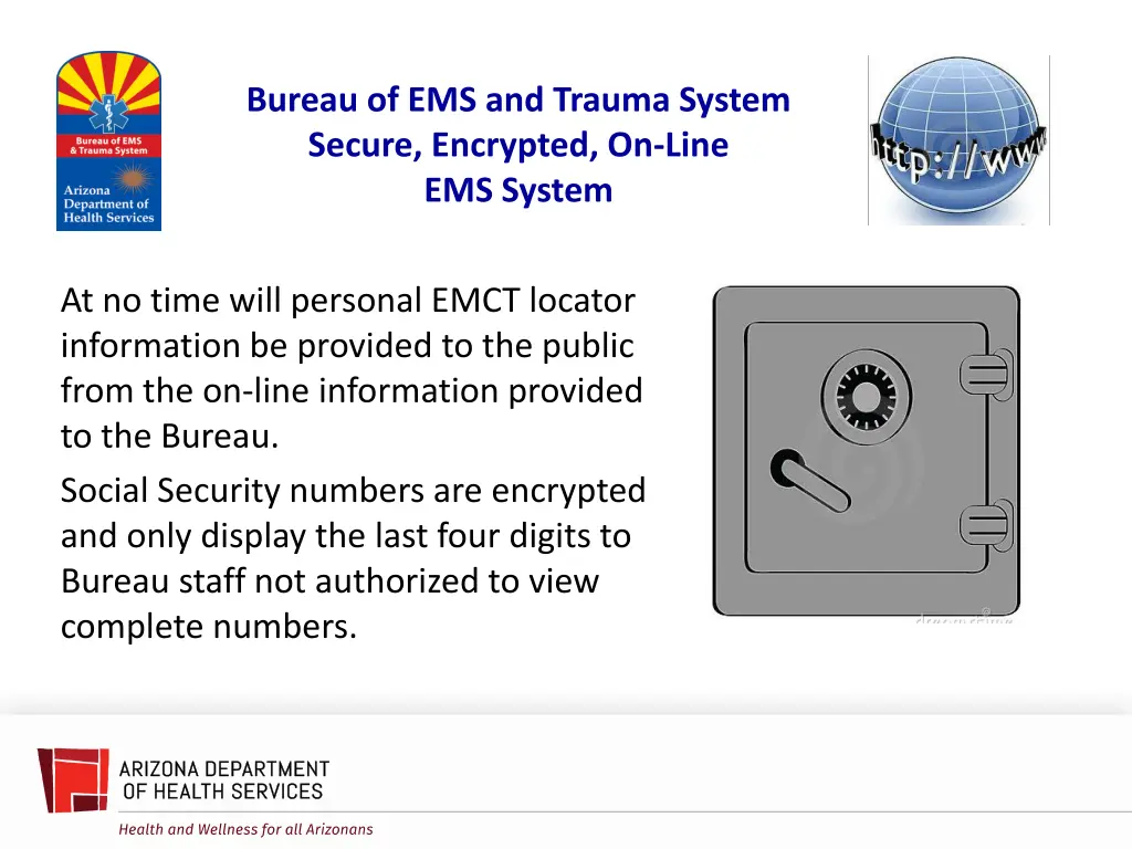 bureau of ems and trauma system secure encrypted 12