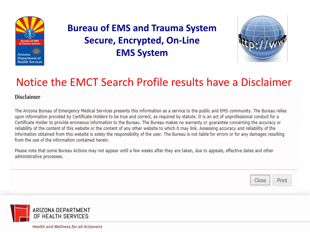 bureau of ems and trauma system secure encrypted 13