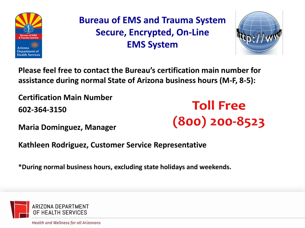 bureau of ems and trauma system secure encrypted 19