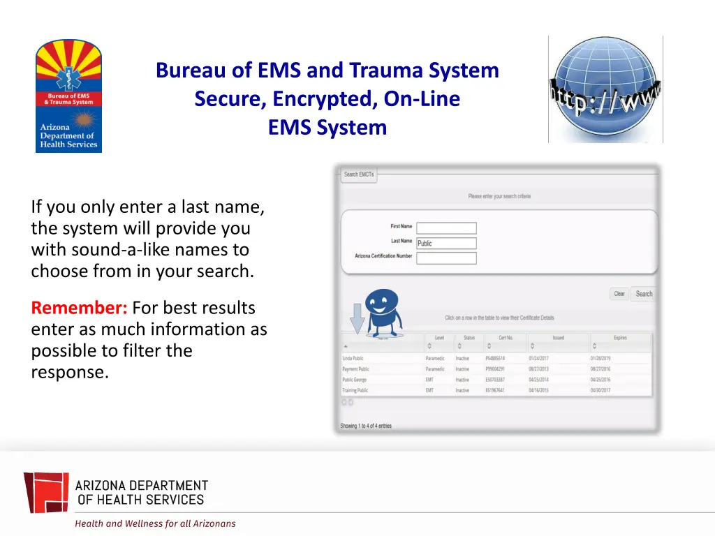 bureau of ems and trauma system secure encrypted 7