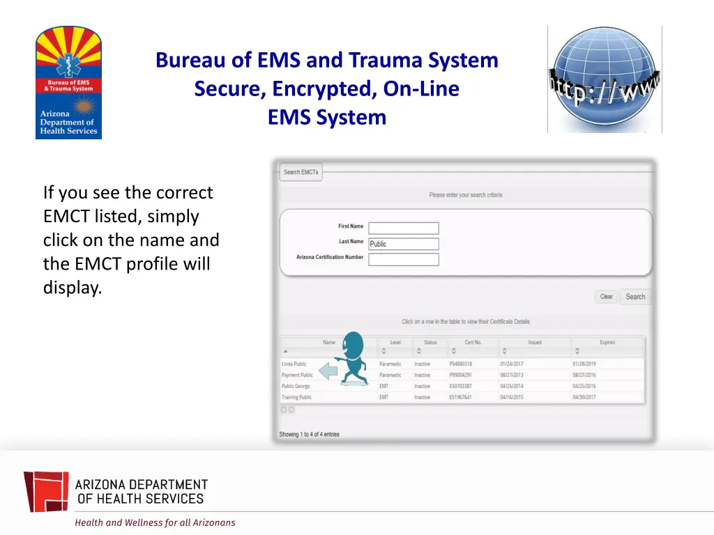 bureau of ems and trauma system secure encrypted 8