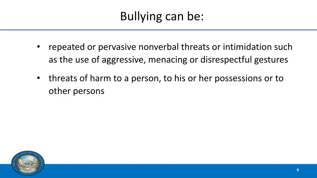 bullying can be 3