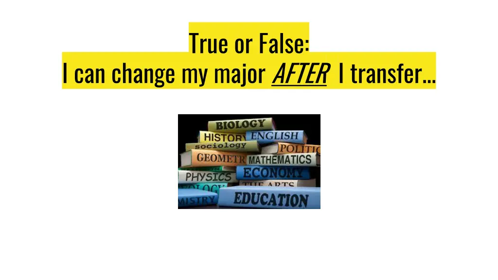 true or false 1