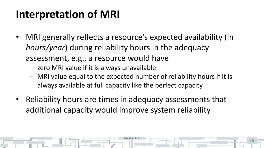 interpretation of mri