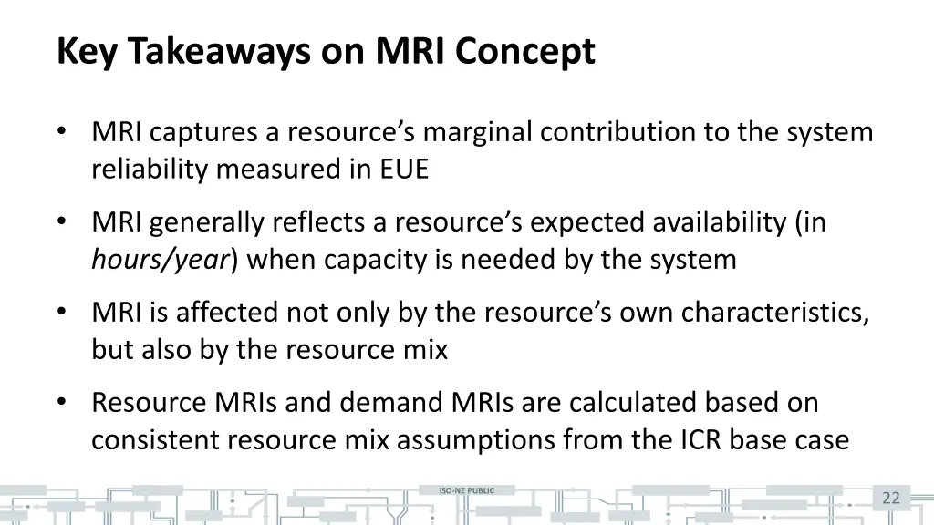 key takeaways on mri concept