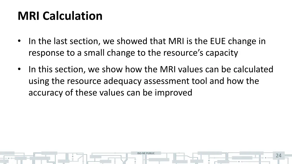 mri calculation