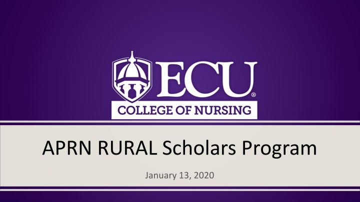 aprn rural scholars program