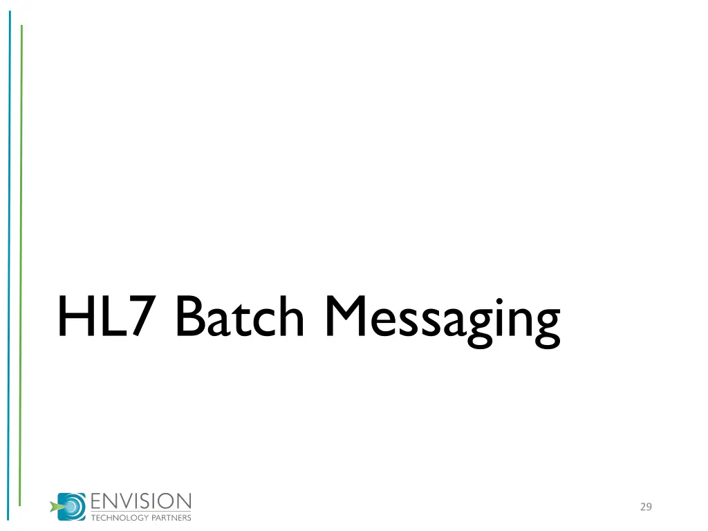 hl7 batch messaging