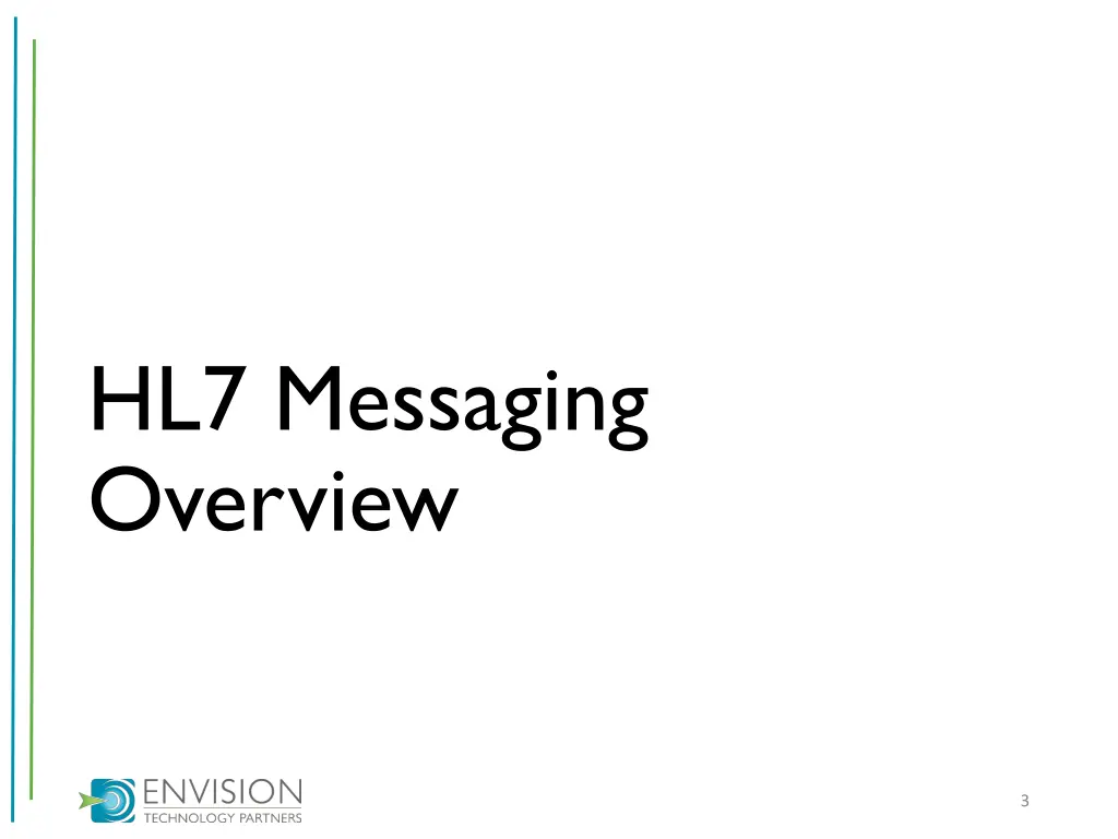 hl7 messaging overview