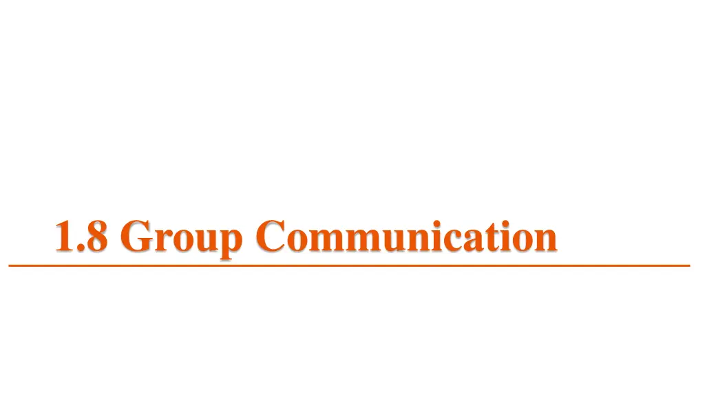 1 8 group communication