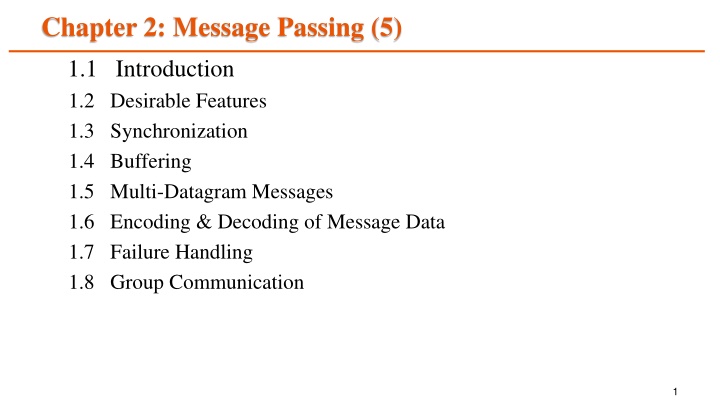 chapter 2 message passing 5