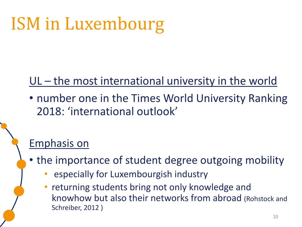 ism in luxembourg