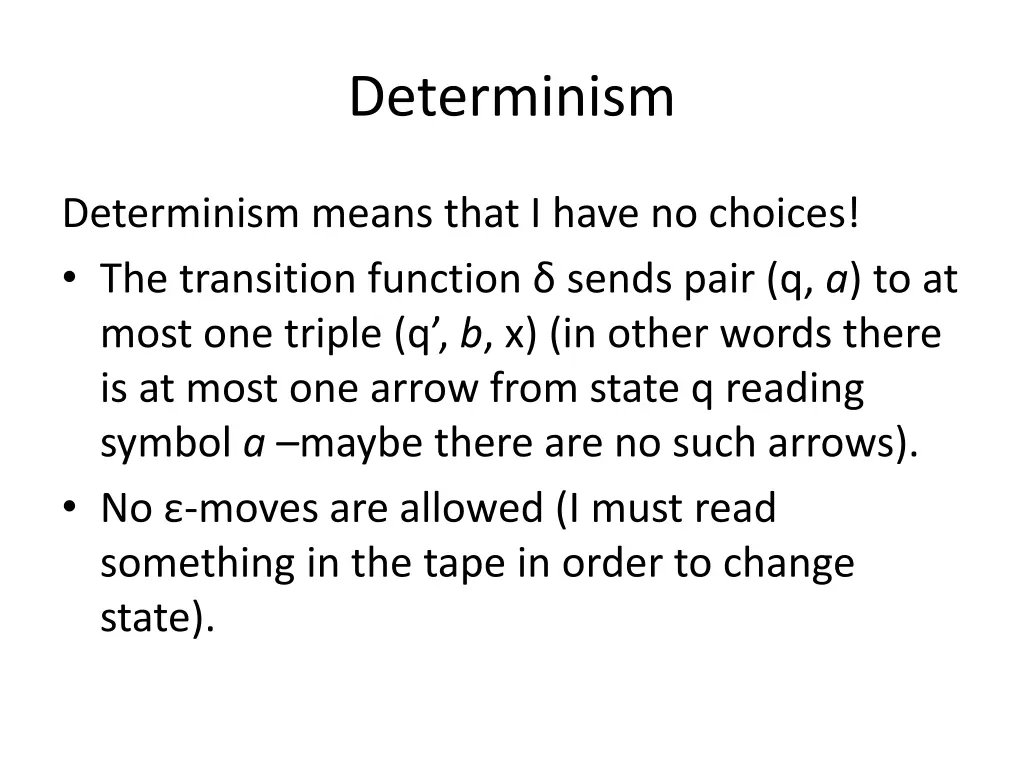 determinism