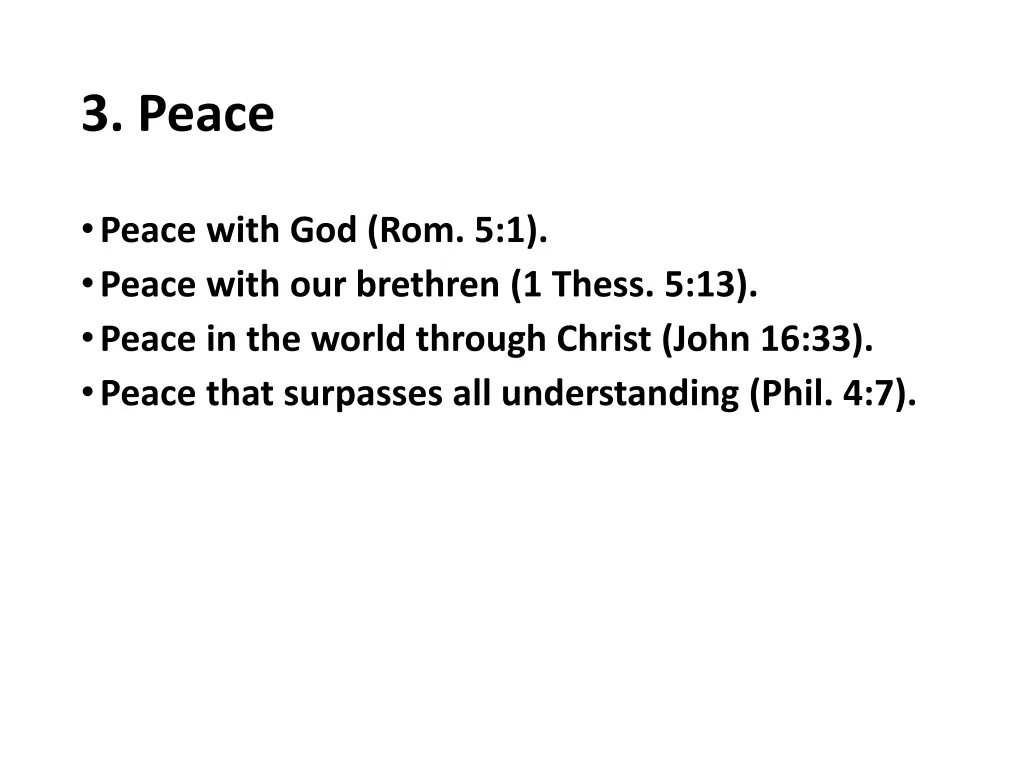 3 peace