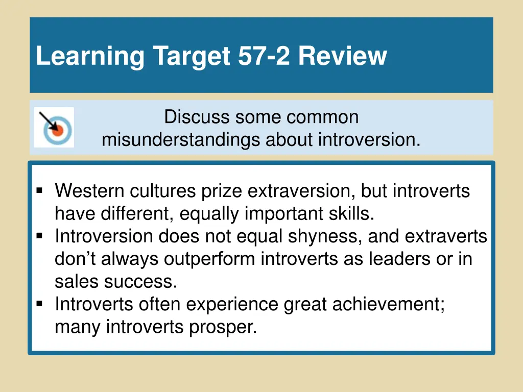 learning target 57 2 review