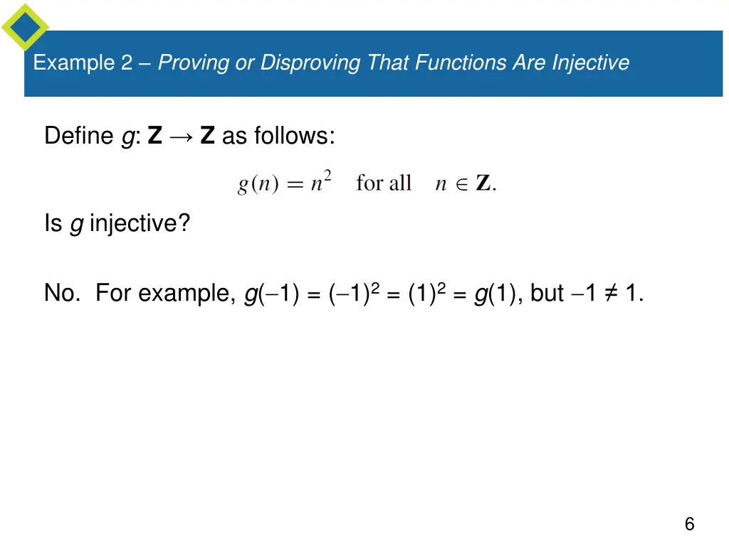 example 2 proving or disproving that functions 1