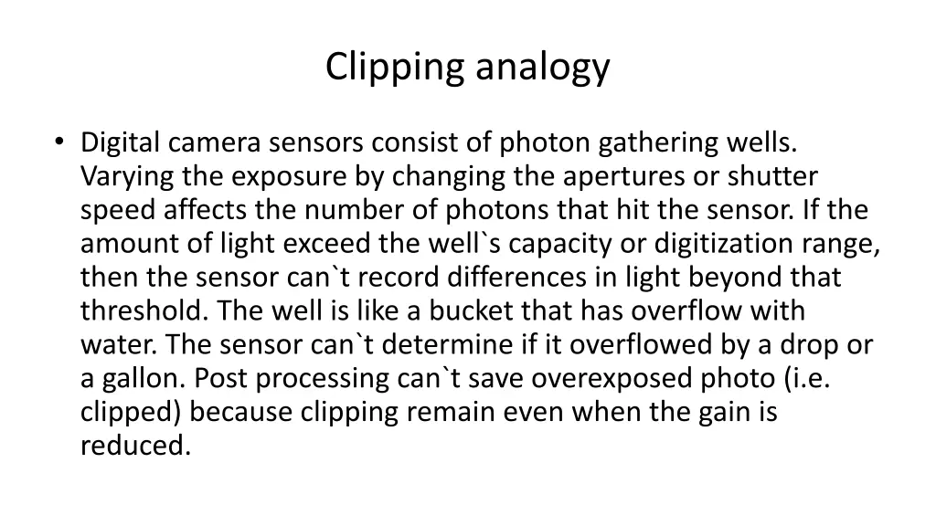 clipping analogy