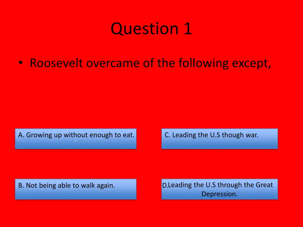 question 1