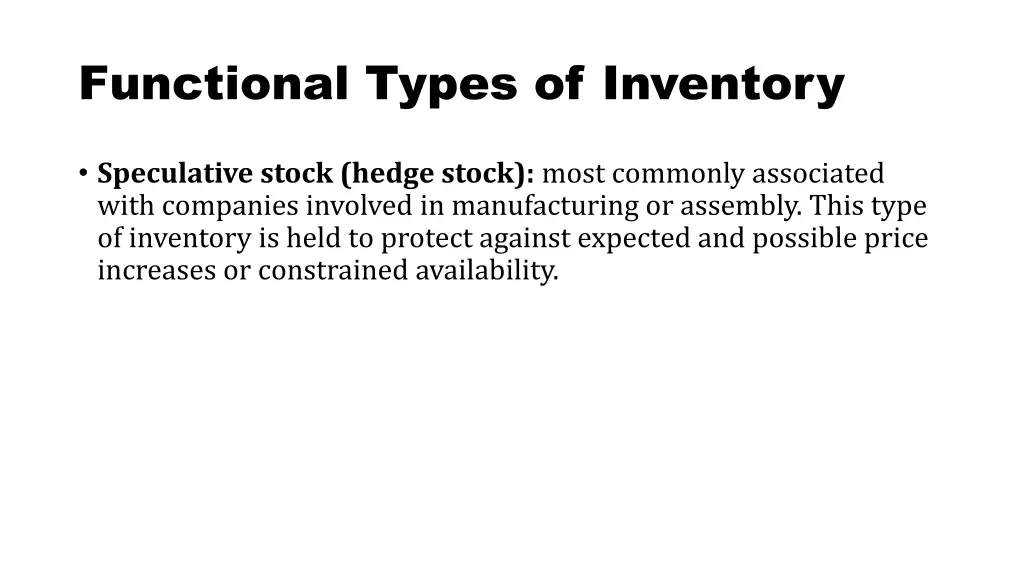 functional types of inventory 2