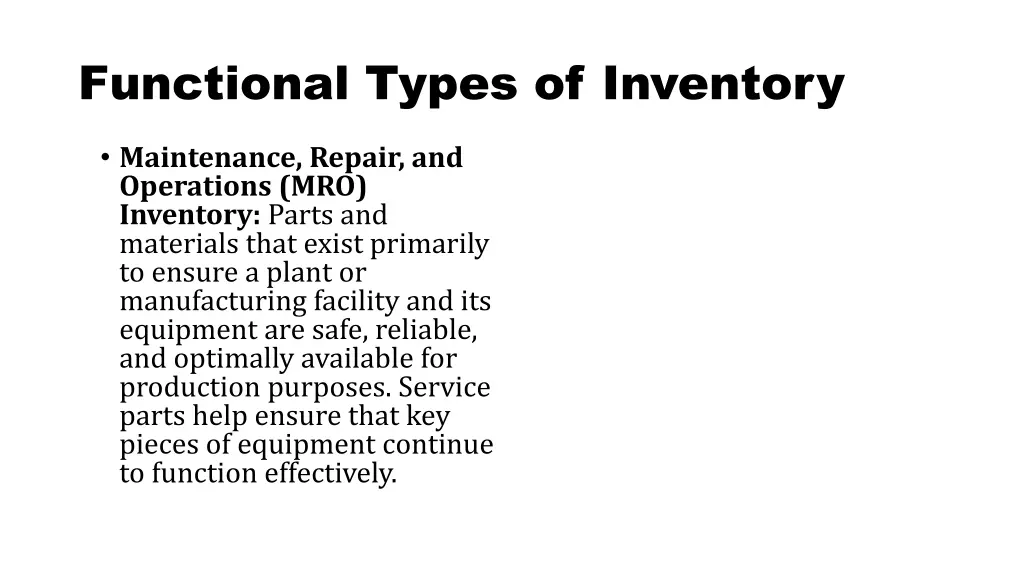 functional types of inventory 3