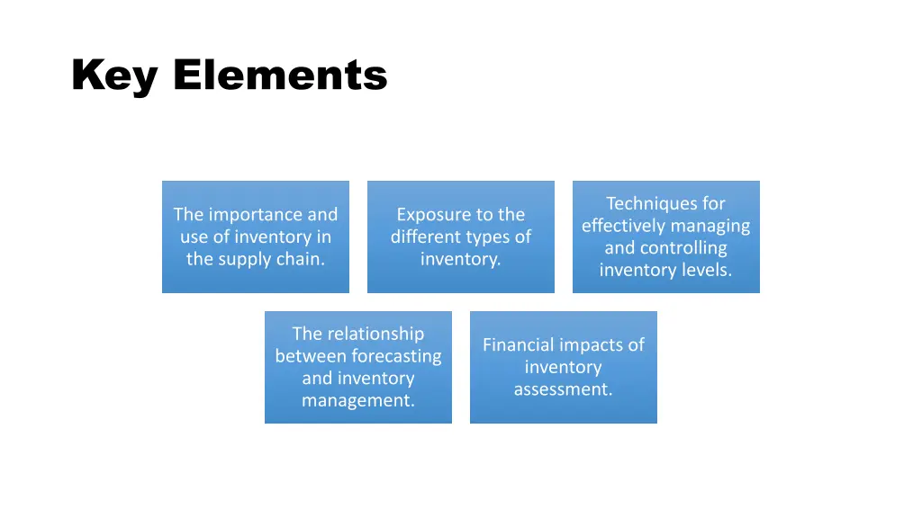 key elements