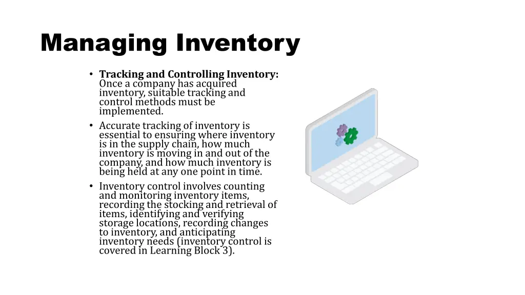 managing inventory 3