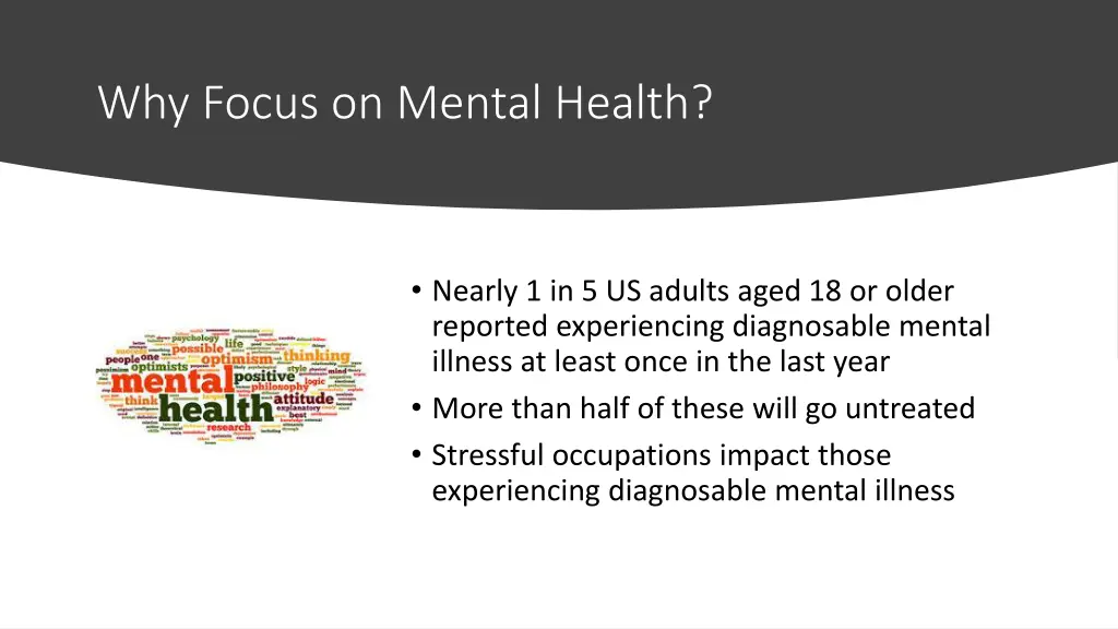 why focus on mental health