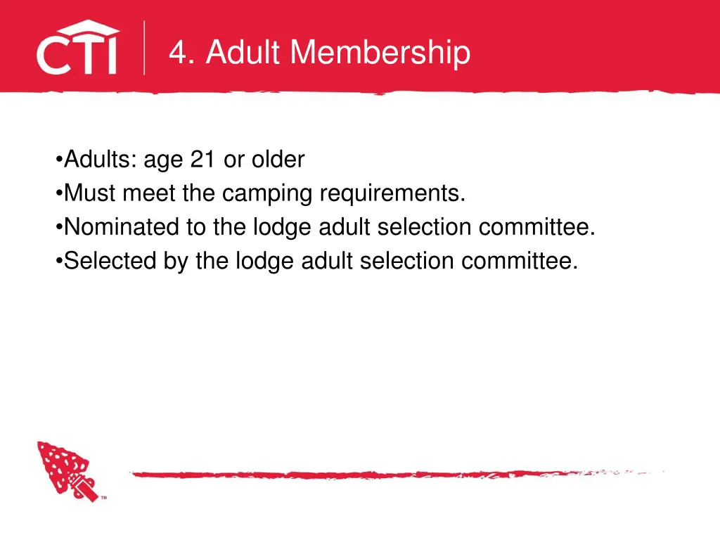 4 adult membership