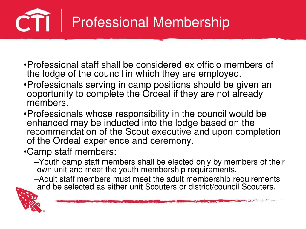 professional membership