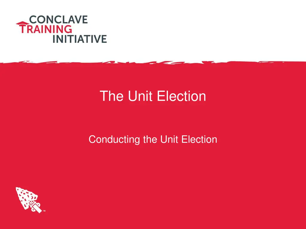 the unit election 1