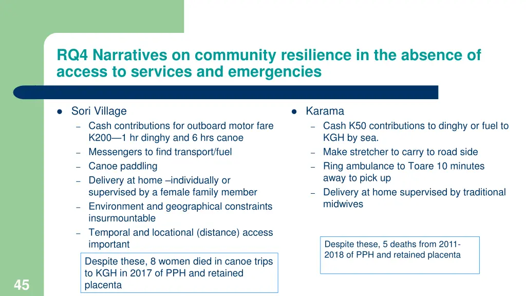 rq4 narratives on community resilience