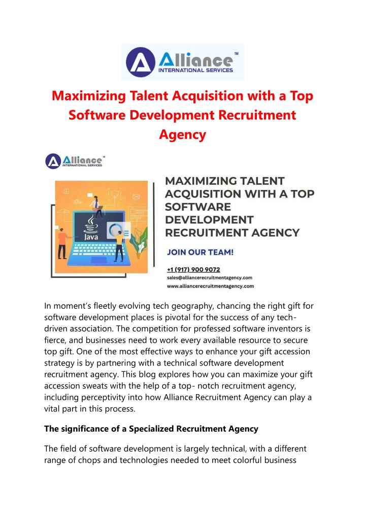 maximizing talent acquisition with a top software