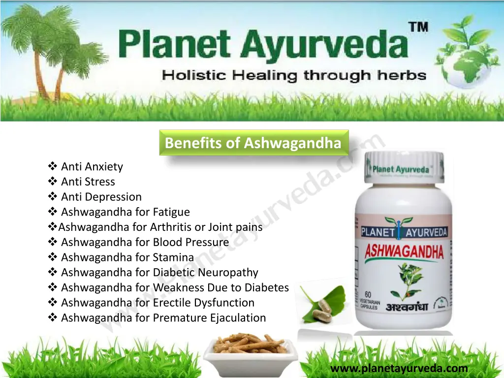 benefits of ashwagandha