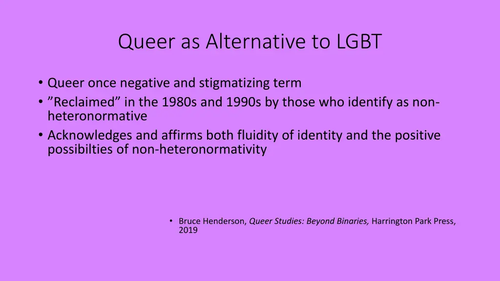 queer as alternative to lgbt